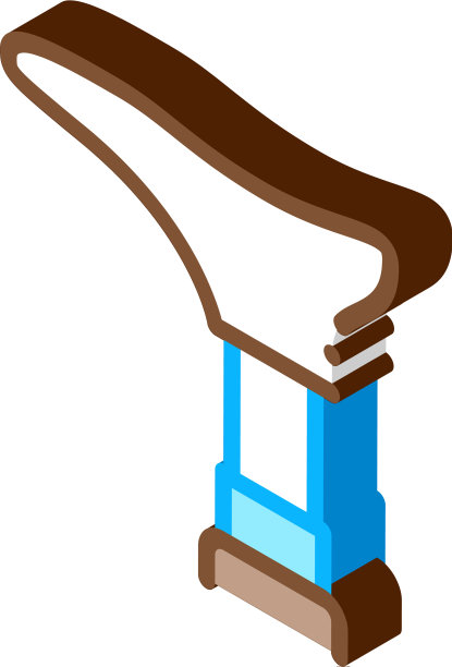 腿部修复工具等距图标图片下载