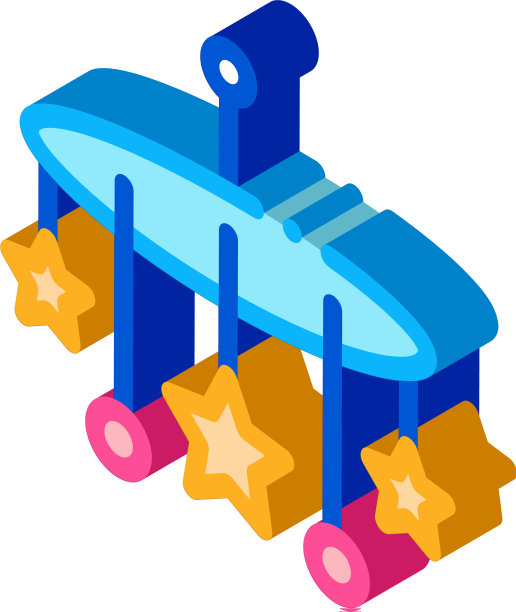 移动玩具等距图标图片下载