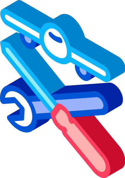 平面仪器等距图标图片下载