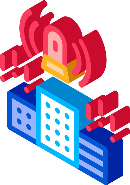 报警城市城镇等距图标图片下载