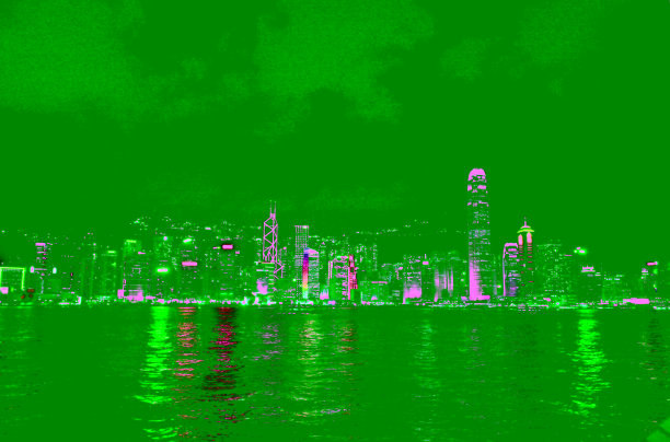 从对面看香港岛和建筑物”图片下载