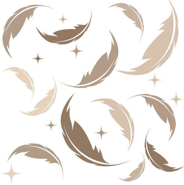 羽毛图标模板图片下载