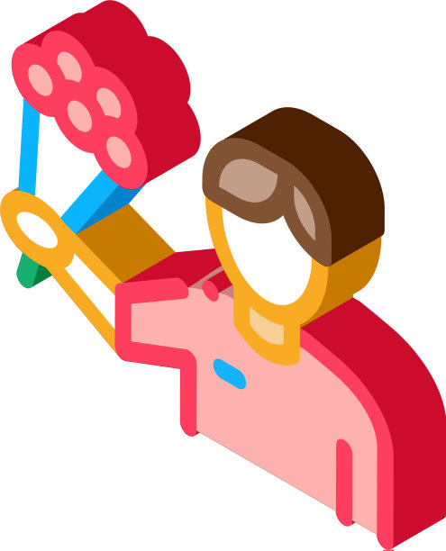 快递送花等距图标图片下载