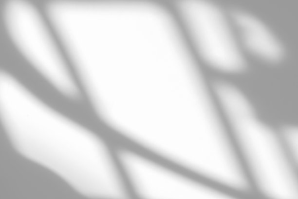 有机的投影在白色的墙上图片下载