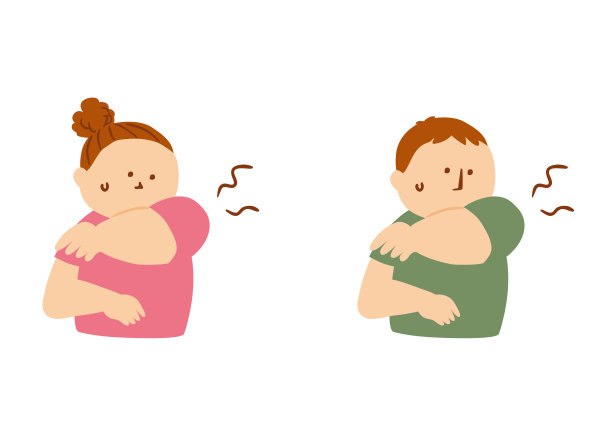 矢量插图的人与一个丰满的身体图片下载