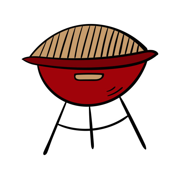 烧烤涂鸦图标图片下载
