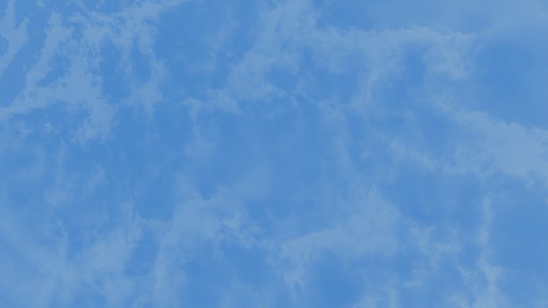 蓝天与零散的全景背景，色调的照片图片下载