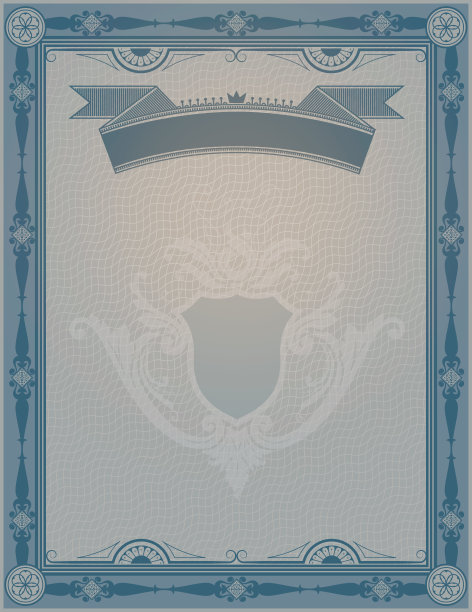 证书或文凭设计。图片下载