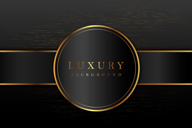 深色的黑色和金色马赛克背景。现代深色抽象矢量纹理图片下载