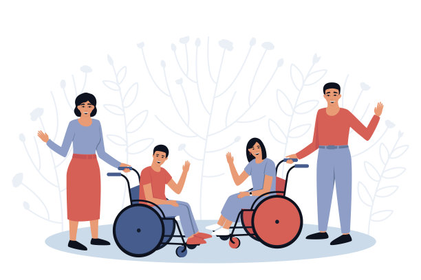 有残疾子女的父母图片下载