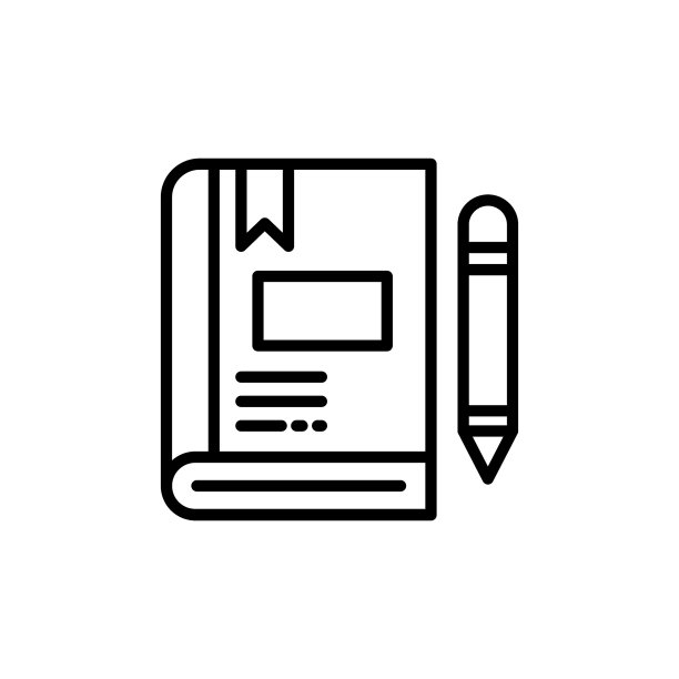 工作簿图标矢量。标识图片下载