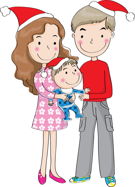 卡通家庭图片下载