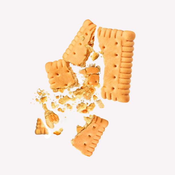 碎饼干和碎屑图片下载