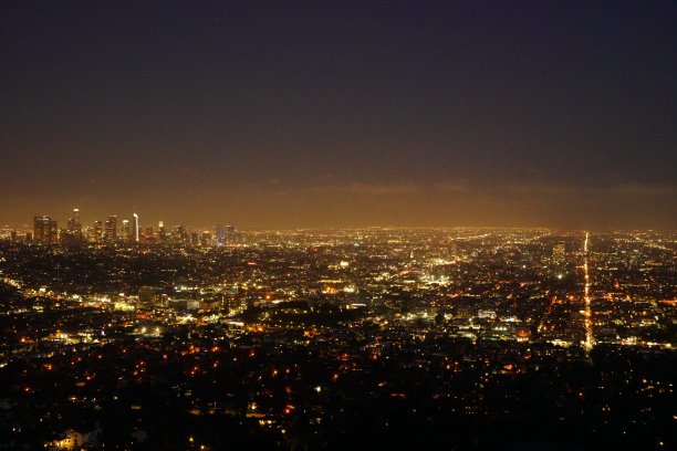 洛杉矶的夜景图片下载