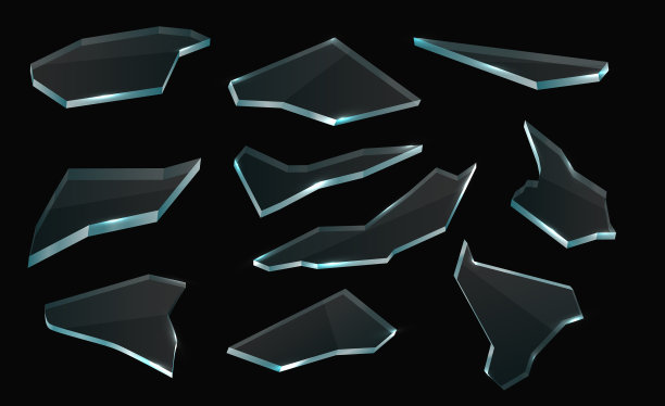 把碎玻璃碎片做成碎片图片下载