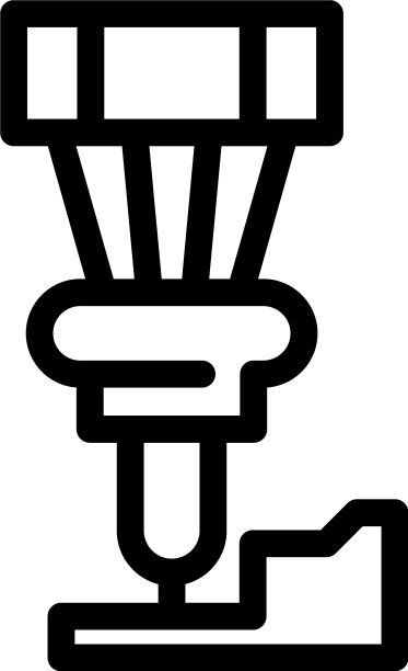 卡车铣床图标轮廓样式图片下载