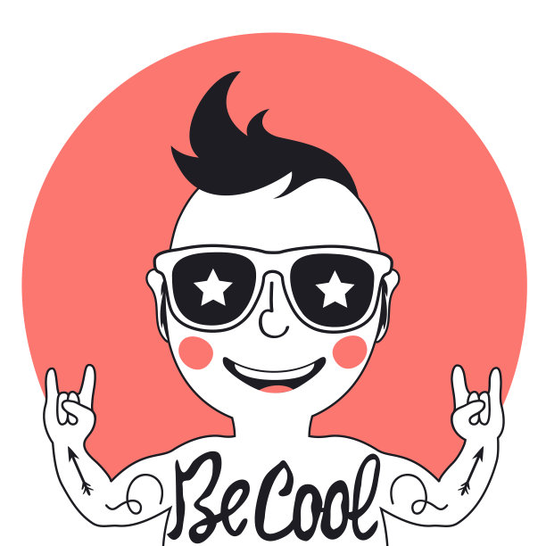 戴着时尚的贝恩太阳镜，男孩箭头和图片下载