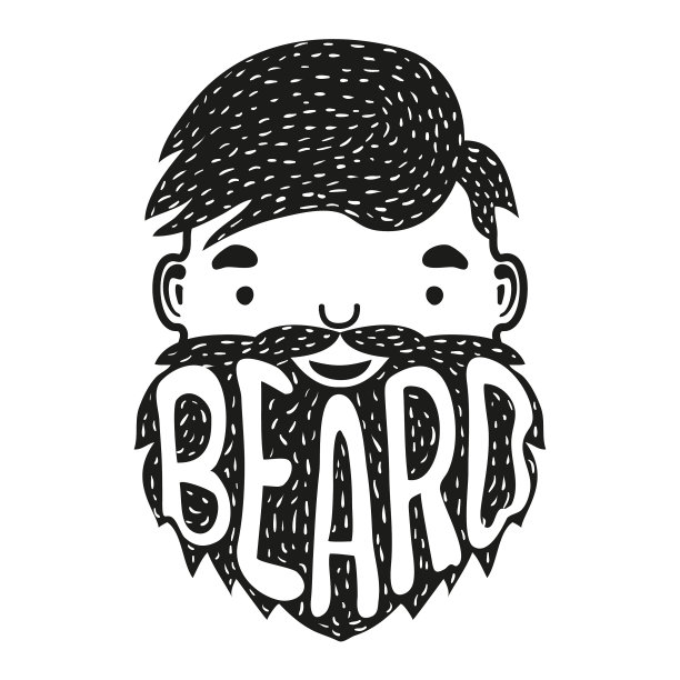 手绘风格排版海报人的头图片下载