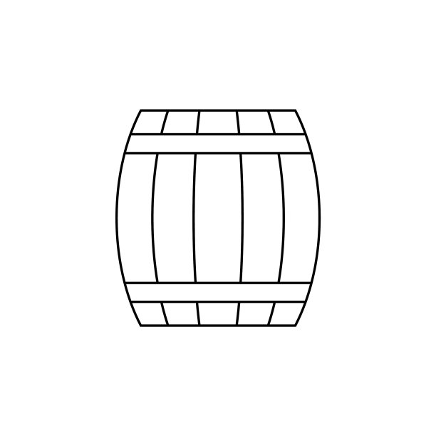 木桶图标木桶黑色标志图片下载