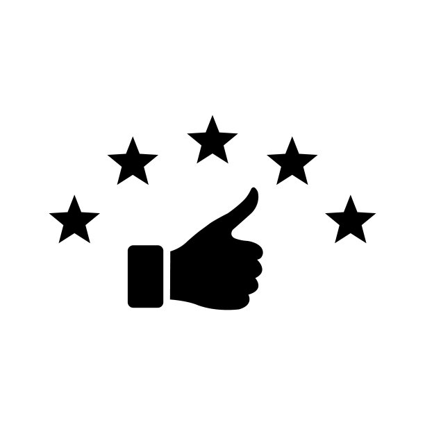 5星级评价图标质量反馈图标图片下载