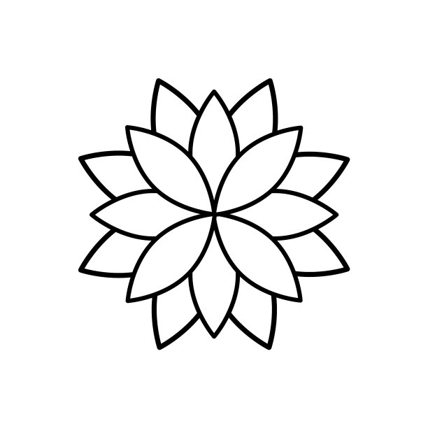 莲花图标水疗图标图片下载