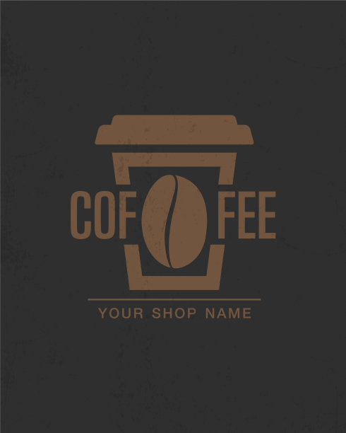 咖啡店标志设计图片下载