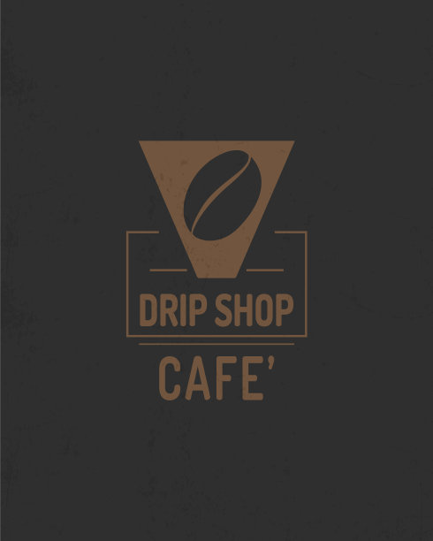 咖啡店标志设计图片下载