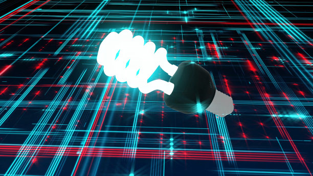 灯泡发光概念图片下载