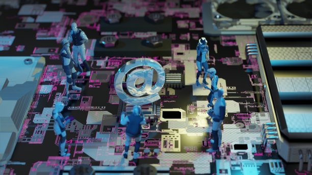 人工智能工作聊天机器人电子邮件图片下载