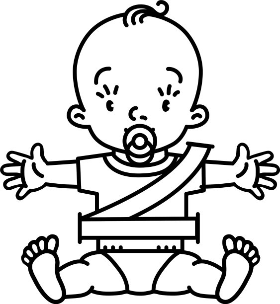 贝恩汽车座椅与安全带图标图片下载