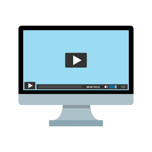 模板PC屏幕与视频播放器平板计算图片下载