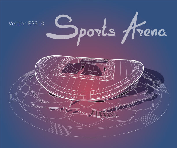 描绘喀山主体育场图片下载