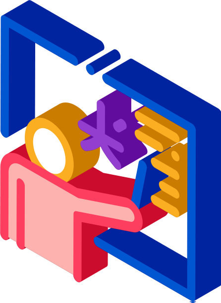 外语教师的等距图标图片下载