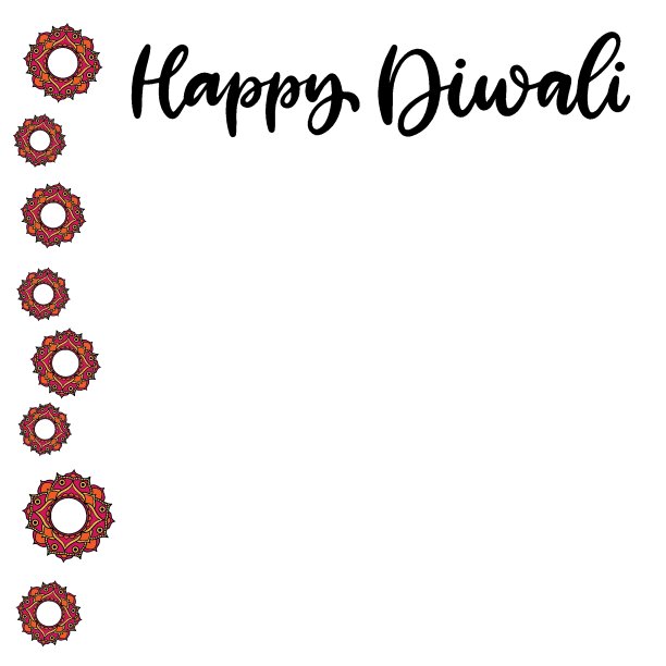 快乐排灯节书法矢量插图。庆祝节日是印度的一个传统节日。用曼陀罗和蜡烛刻字。图片下载