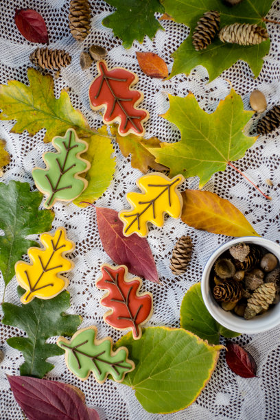 叶饼干图片下载