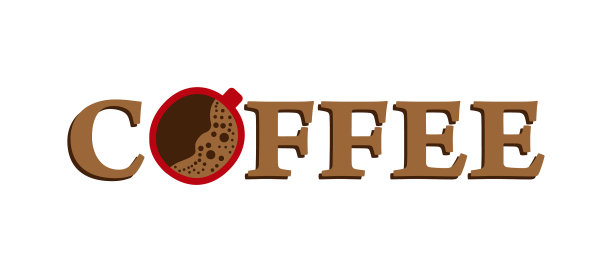 咖啡题字咖啡店标识设计图片下载