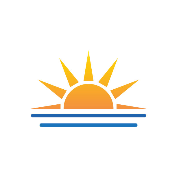 日落图标日出图标天气符号图片下载