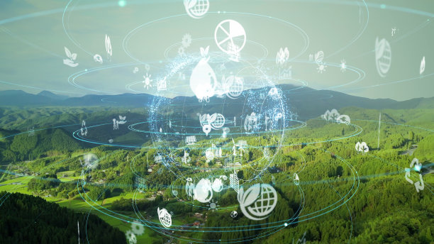 环境技术的概念。可持续发展的目标。西班牙。图片下载