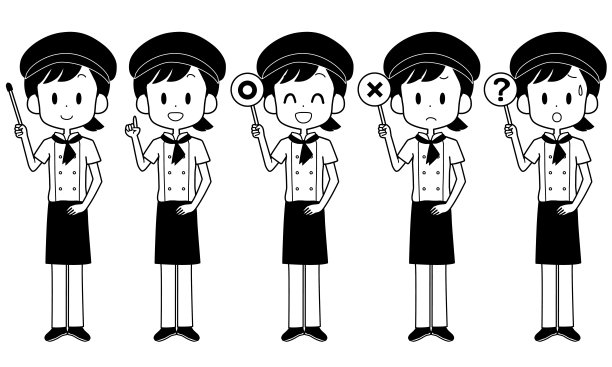 有指示的糕点师等图片下载