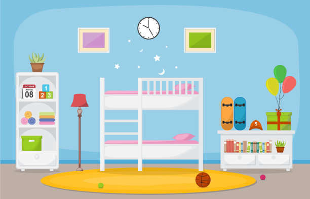 婴儿卧室室内房间图片下载