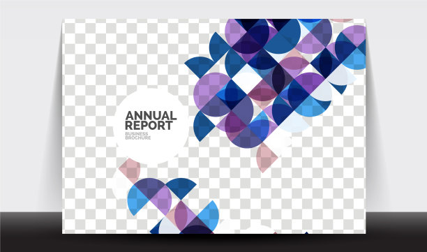 横向a4业务传单年度报告图片下载