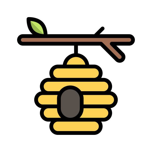 蜂巢图标，感恩节相关的向量图片下载