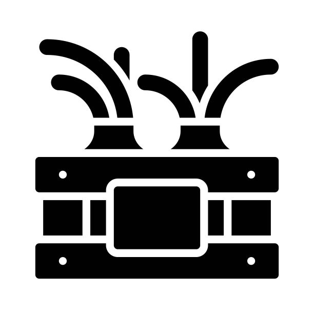 木条箱与葱的图标，感恩节相关的向量图片下载