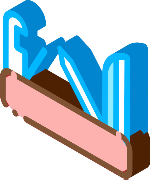 重叠等距图标图片下载