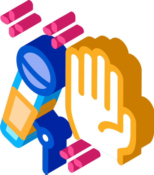 停止卡拉ok等距图标图片下载