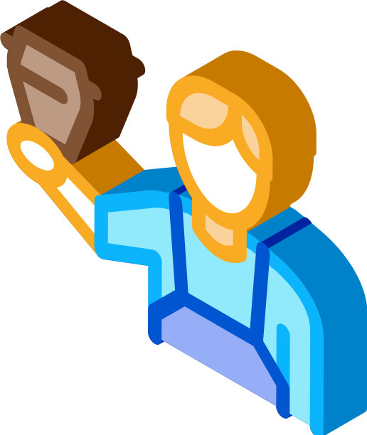 现成的陶工等距图标图片下载