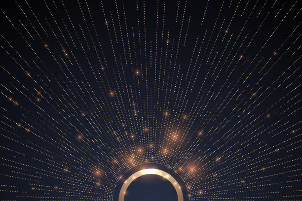 抽象程式化的金色太阳背景图片下载