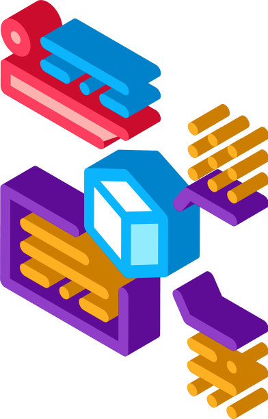 测量参数包裹等距图标图片下载