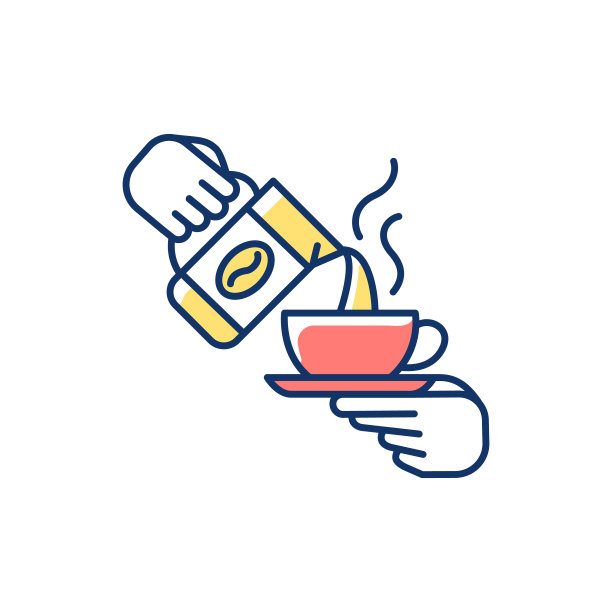 咖啡师RGB颜色图标图片下载