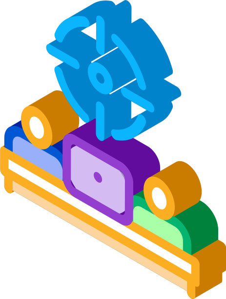 一个目标为两个人等距图标图片下载
